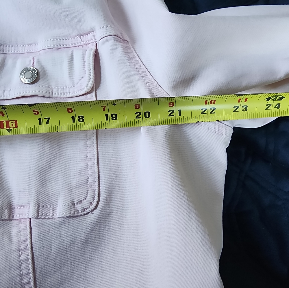 NWT Maurices Light Pink Denim Jacket - Picture 4 of 5